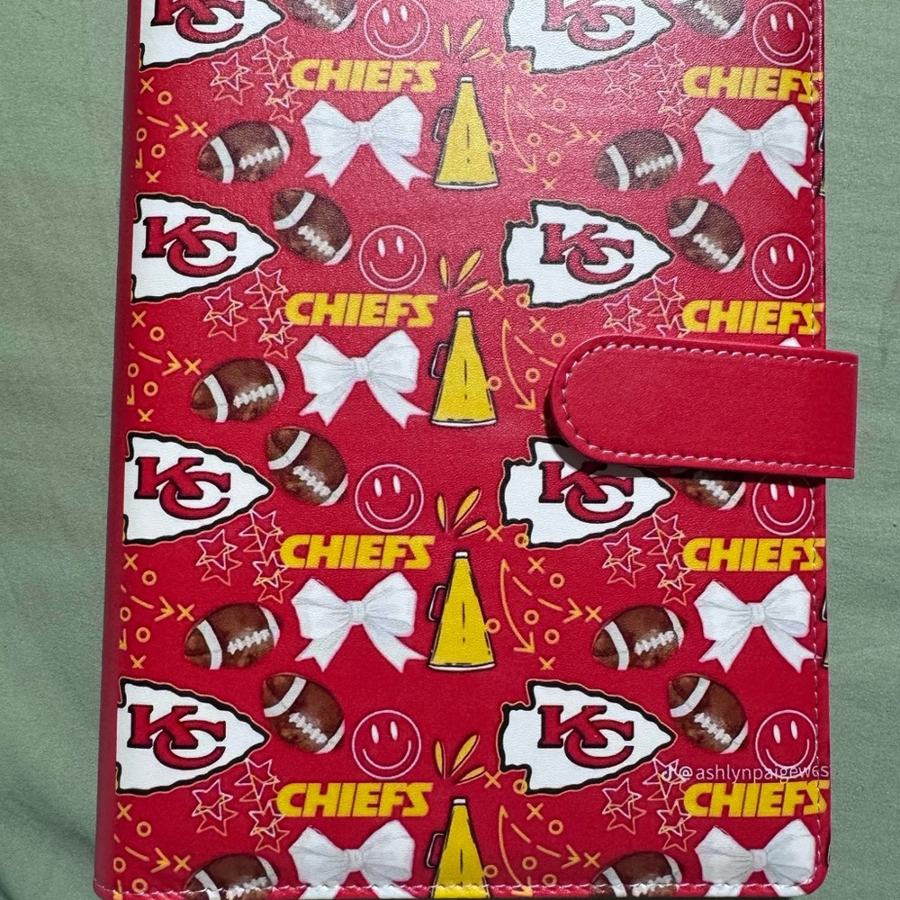 Kansas City Chiefs Red Binder